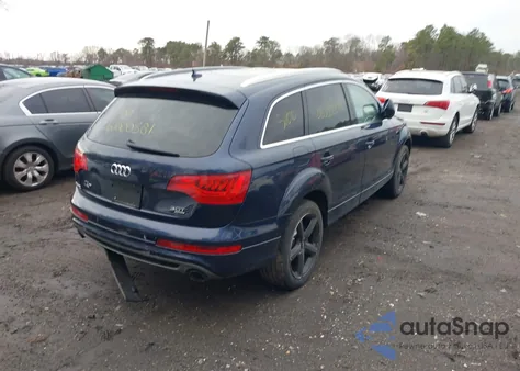 2014 Audi Q7 3.0T S Line Prestige from USA, damaged, VIN WA1DGAFE9ED015547